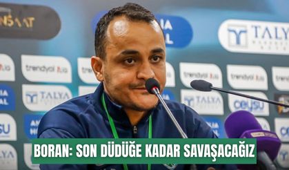 Mustafa Boran: Ligde kalmak için son düdüğe kadar savaşacağız