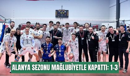 Alanya Belediyespor sezonu mağlubiyetle kapattı: Altekma 3-1 kazandı