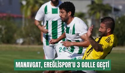 Manavgat Belediyespor, Ereğlispor’u 3 golle geçti