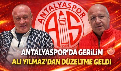 Antalyaspor’da gerilim: Ali Yılmaz’dan düzeltme açıklaması geldi