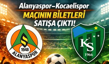 Alanyaspor-Kocaelispor maçının biletleri satışa çıktı