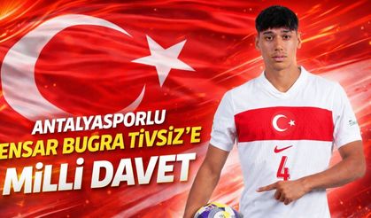 Antalyasporlu Ensar Buğra Tivsiz’e millî davet