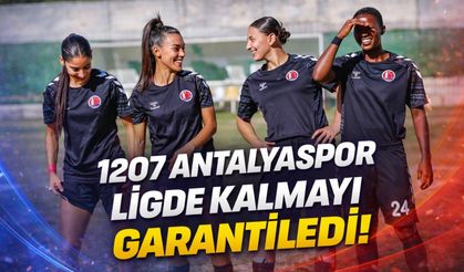 1207 Antalyaspor ligde kalmayı garantiledi