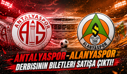 Antalyaspor-Alanyaspor derbisinin biletleri satışa çıktı!