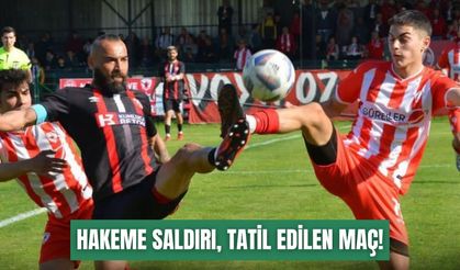 Antalya’da amatör liglerde skandal üstüne skandal: Hakeme saldırı, tatil edilen maç!