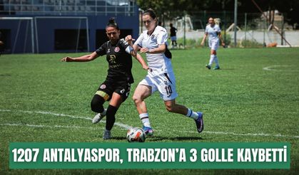 1207 Antalyaspor, Trabzonspor’a 3 golle kaybetti