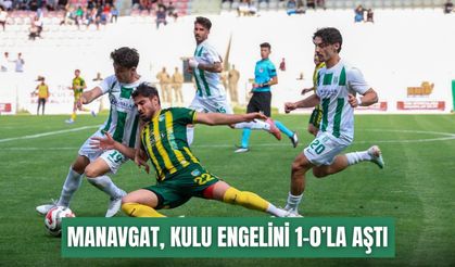 Manavgat Belediyespor, Kulu engelini 1-0’la aştı