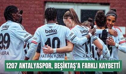 1207 Antalyaspor, Beşiktaş deplasmanında dağıldı: 0-7