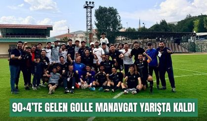 90+4’te gelen golle Manavgat yarışta kaldı