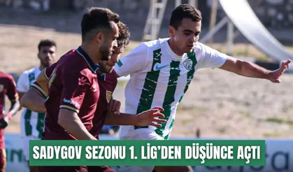 Serikspor’un golcüsü Sadygov sezonu 1. Lig’den düşünce açtı