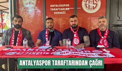 Antalyaspor taraftarından çağrı: “Pazar akşamı tek ses olalım!”