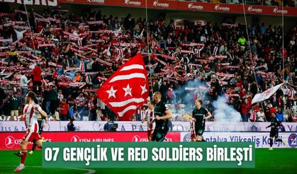 Antalyaspor tribününde tarihi adım: 07 Gençlik ve Red Soldiers birleşti