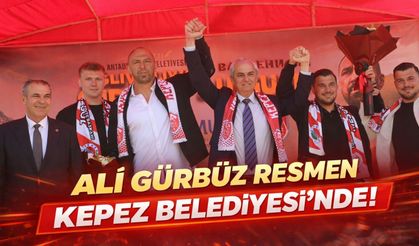 Ali Gürbüz resmen Kepez Belediyesi'nde!