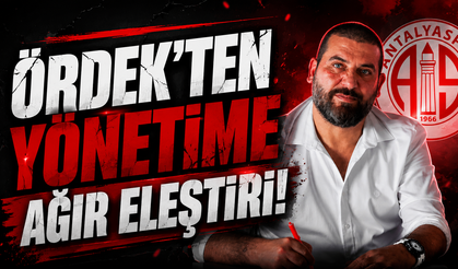 Levent Ördek’ten Antalyaspor yönetimine ağır eleştiri