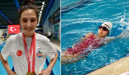 Ada, engelleri yüzme ile aştı