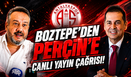 Sinan Boztepe’den Rıza Perçin’e canlı yayın çağrısı!