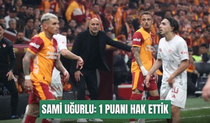 Sami Uğurlu: 1 puanı hak ettik