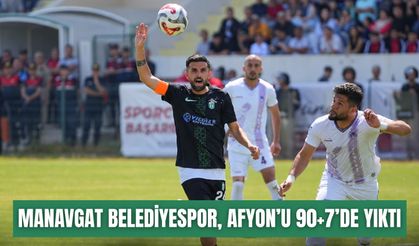 Manavgat Belediyespor, Afyonkarahisarspor’u 90+7’de yıkarak Akşehirspor’un rakibi oldu