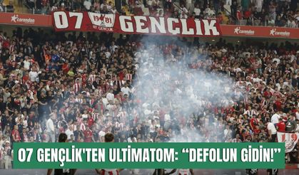 07 Gençlik'ten yönetime ultimatom: “Defolun gidin!”