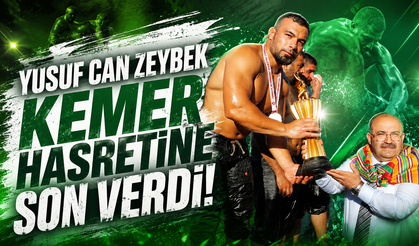 Yusuf Can Zeybek sezonun ilk altın kemerine Balıkesir’de ulaştı!
