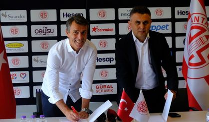 Antalyaspor’da Bülent Korkmaz imzayı attı