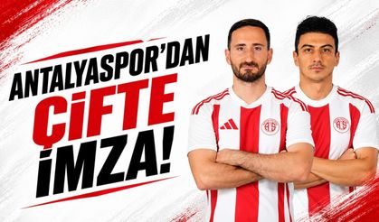 Antalyaspor’da Soner Dikmen ve Erdoğan Yeşilyurt imzayı attı