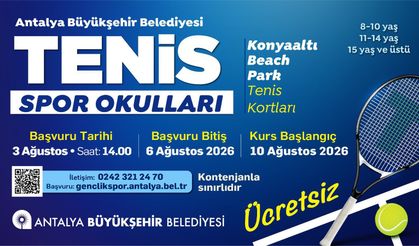 Tenis Spor Okulları’nda yeni dönem heyecanı