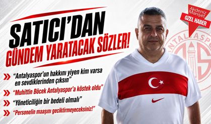 Antalyaspor’un eski yöneticisinden çarpıcı açıklamalar!