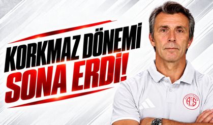 Antalyaspor’da Bülent Korkmaz dönemi resmen sona erdi!