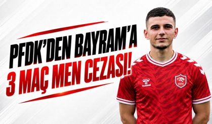 PFDK’den Kepezsporlu Abdurrahman Bayram’a 3 maç men cezası!