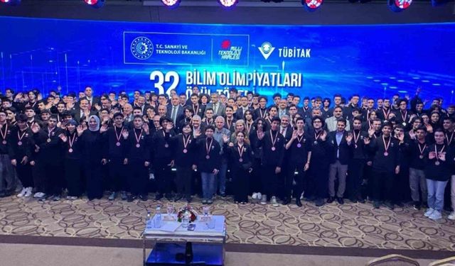 32. Bilim Olimpiyatları Ödül Töreni, ANFAŞ'ta düzenlendi