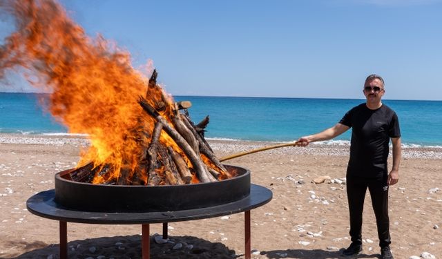 Kemer'de turizm sezonu olimpiyat ateşiyle açıldı 