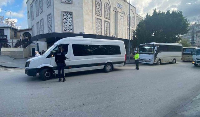 Öğrenci servisleri denetlendi