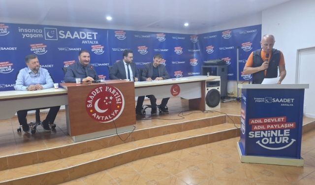 Saadet Partisi Konyaaltı’nda yeni dönem