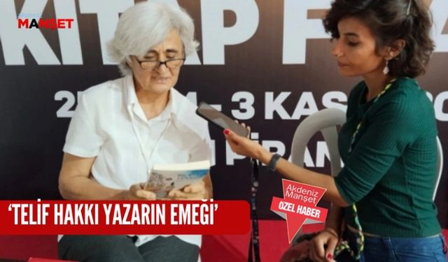 'Telif hakkı yazarın emeği'