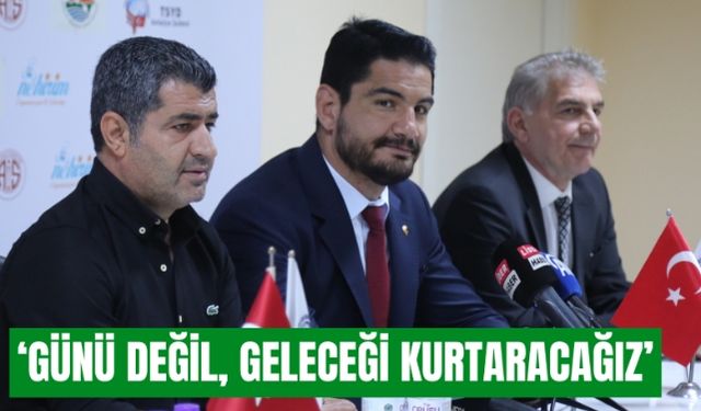 Taha Akgül'den Antalya'da net mesajlar: Günü değil, geleceği kurtaracağız