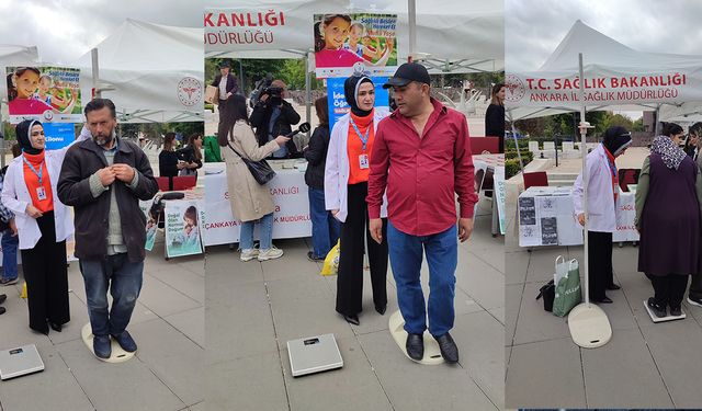 Vücut kitle indeksi ölçümü uygulaması Ankara’da da başladı