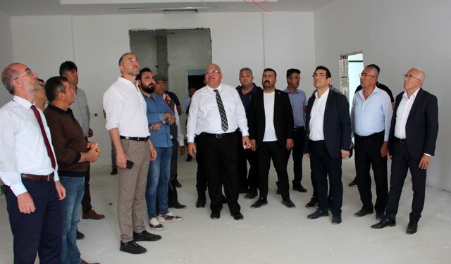 Kaymakam Güneş, çalışmaları inceledi