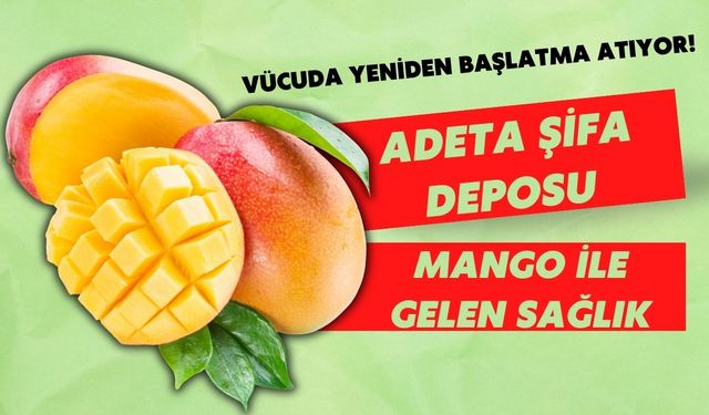 Adeta şifa deposu! Mango ile gelen sağlık