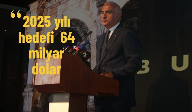 2025 yılı hedefi  64 milyar dolar