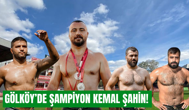 Gölköy Yağlı Güreşleri’nde başpehlivan Kemal Şahin oldu!