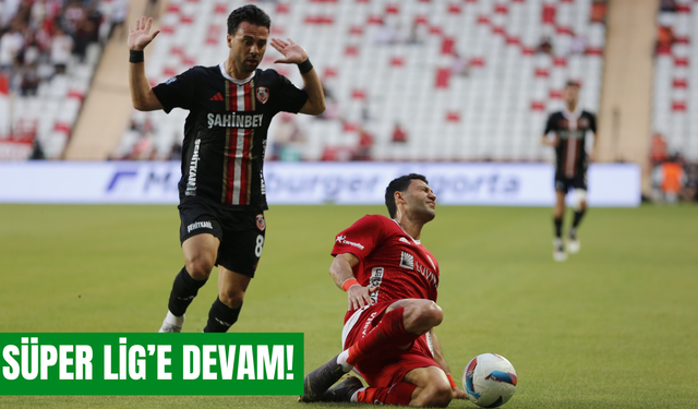 Antalyaspor ligde kalmayı garantiledi!