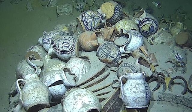 Akdeniz’de rekor derinlikte gemi batığı bulundu