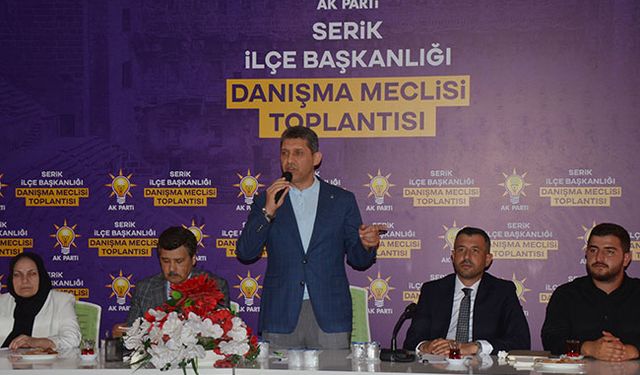 AK Parti Serik’te Danışma Meclisi toplandı