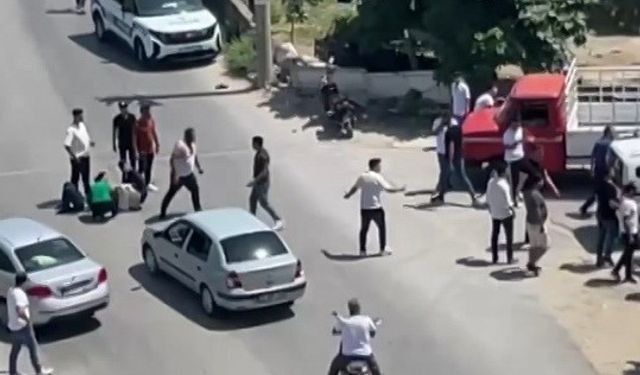 Polisin uyarı ateşiyle kavga ayrıldı