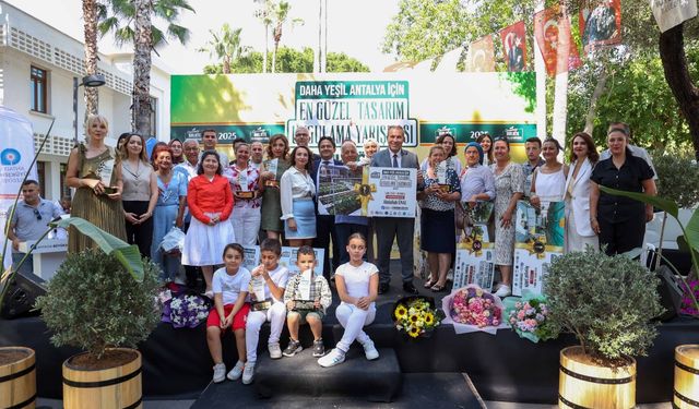 Antalya’da yeşil dönüşüm ödüllerle taçlandı