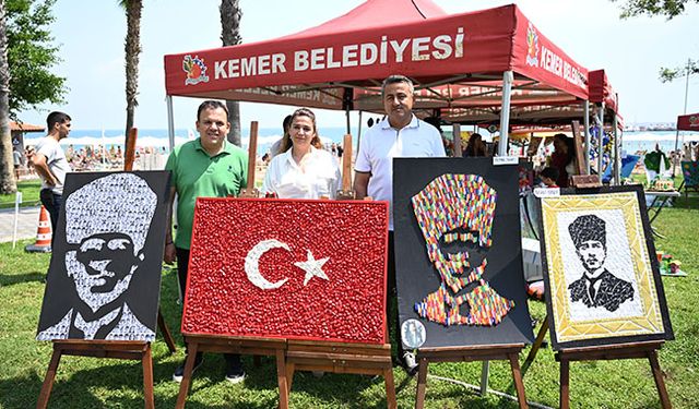 Miniklerin yıl sonu sergisi