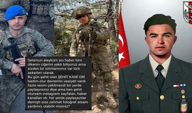 Ordulu şehidin vasiyeti: "Şehit olursam fotoğraflarım her yerde paylaşılsın"