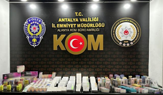 Antalya'da kaçakçılık operasyonları