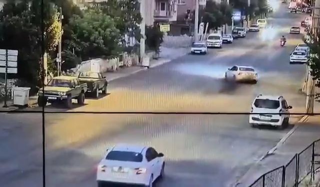 Drift yaparken kaza yaptı
